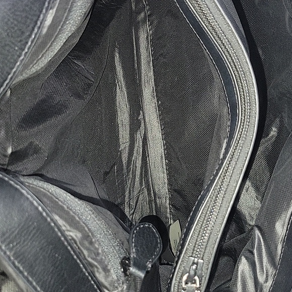 Rebecca Minkoff Black Nylon Quilted Chain Strap Crossbody Shoulder Bag - Picture 12 of 15